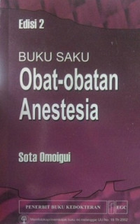 Buku Saku Obat-Obatan Anestesia